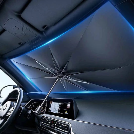 Retractable Car Sunshade Umbrella